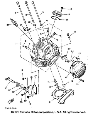 Cylinder Head Schematic