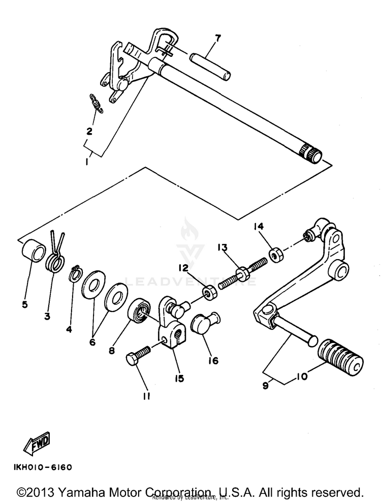 Shift Shaft Schematic