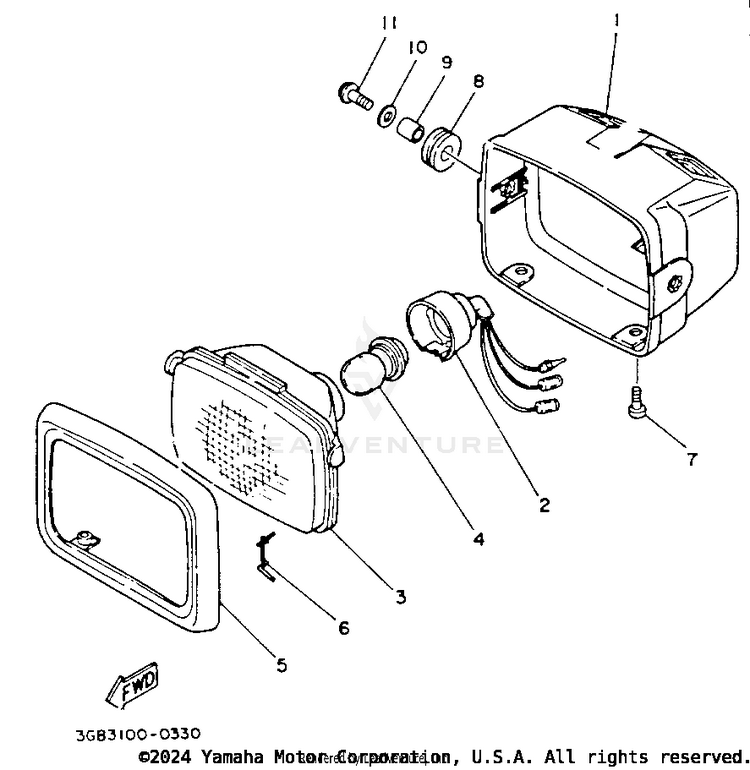 Headlight Schematic