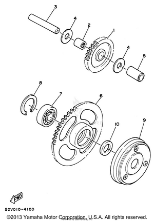 Starter Clutch Schematic