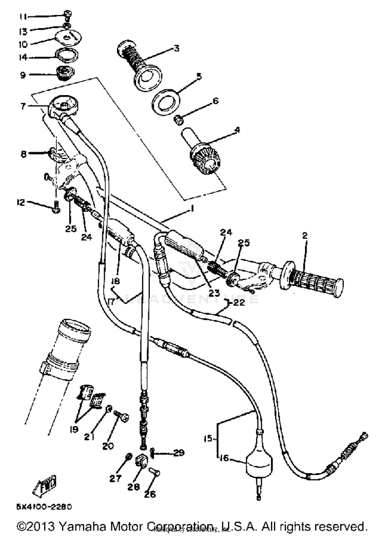 Handlebar-Cable Schematic