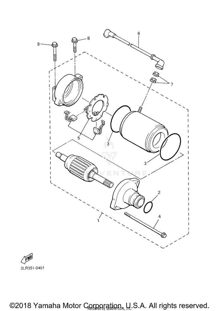 Starting Motor Schematic