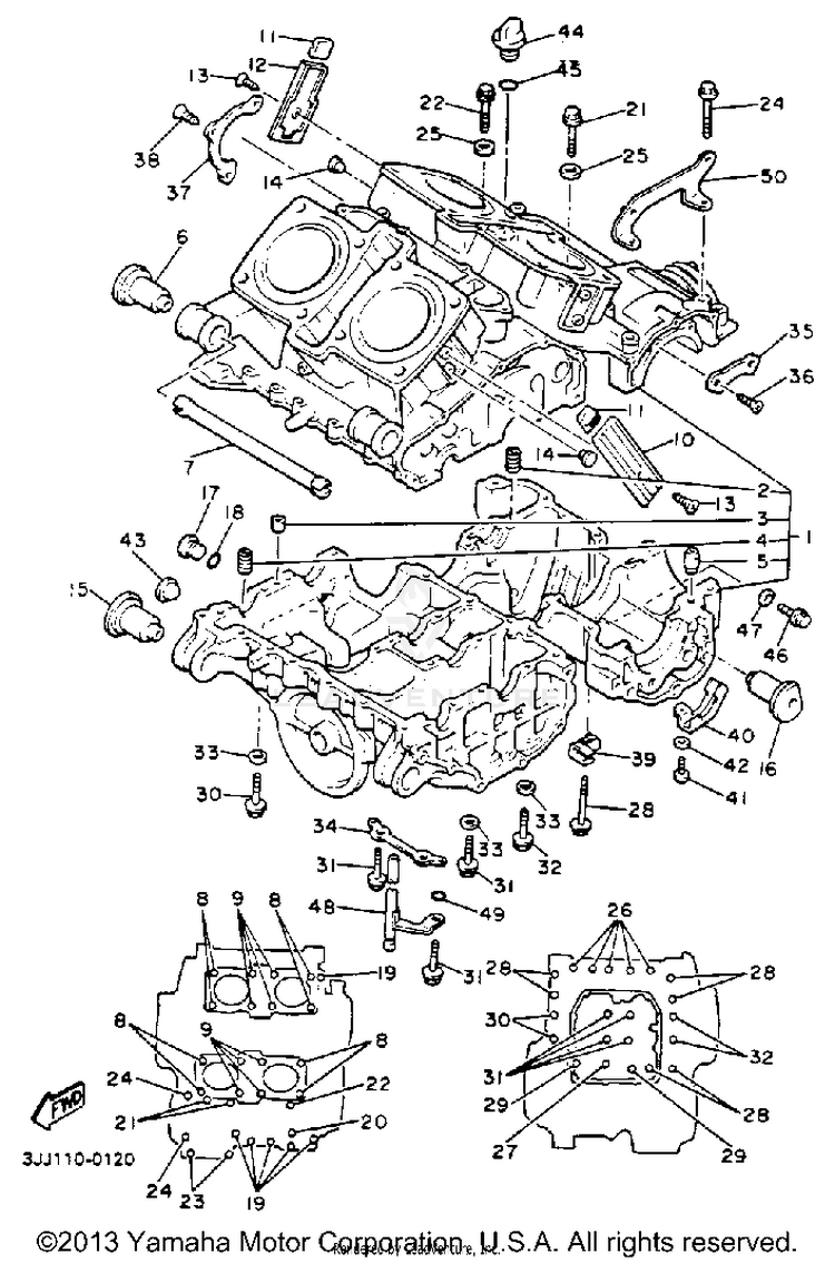 Crankcase Schematic