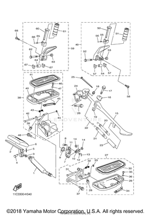Stand Footrest Schematic