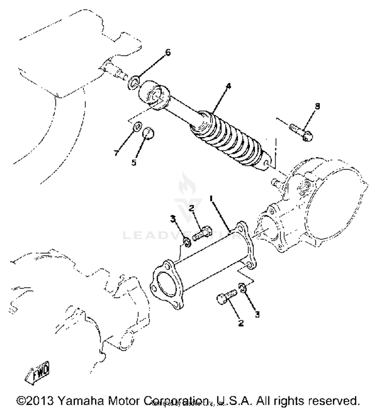 Rear Arm-Rear Cushion Schematic