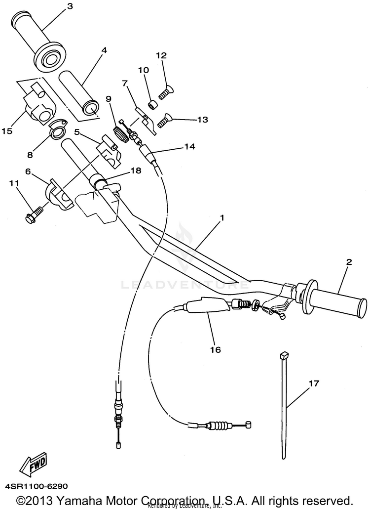 Steering Handle Cable Schematic