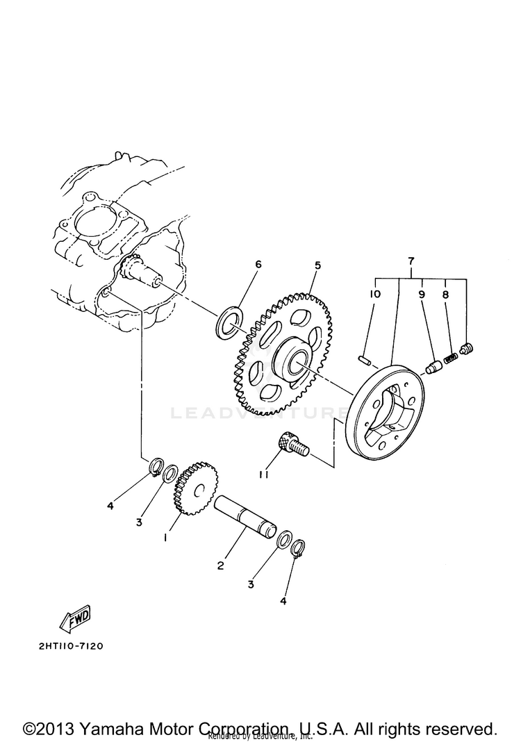 Starter Clutch Schematic