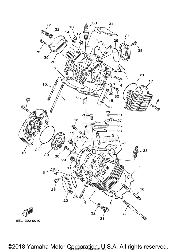 Cylinder Head Schematic