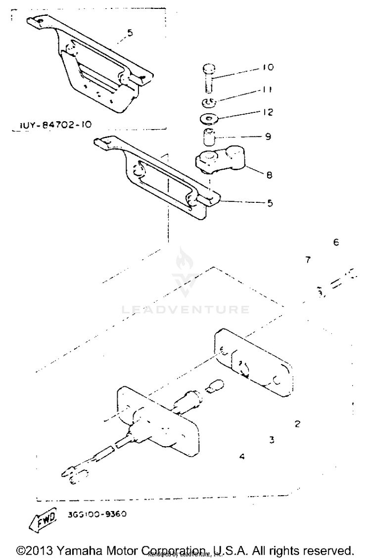 Taillight BANSHEE - YFZ350E_MN - 1993 Schematic
