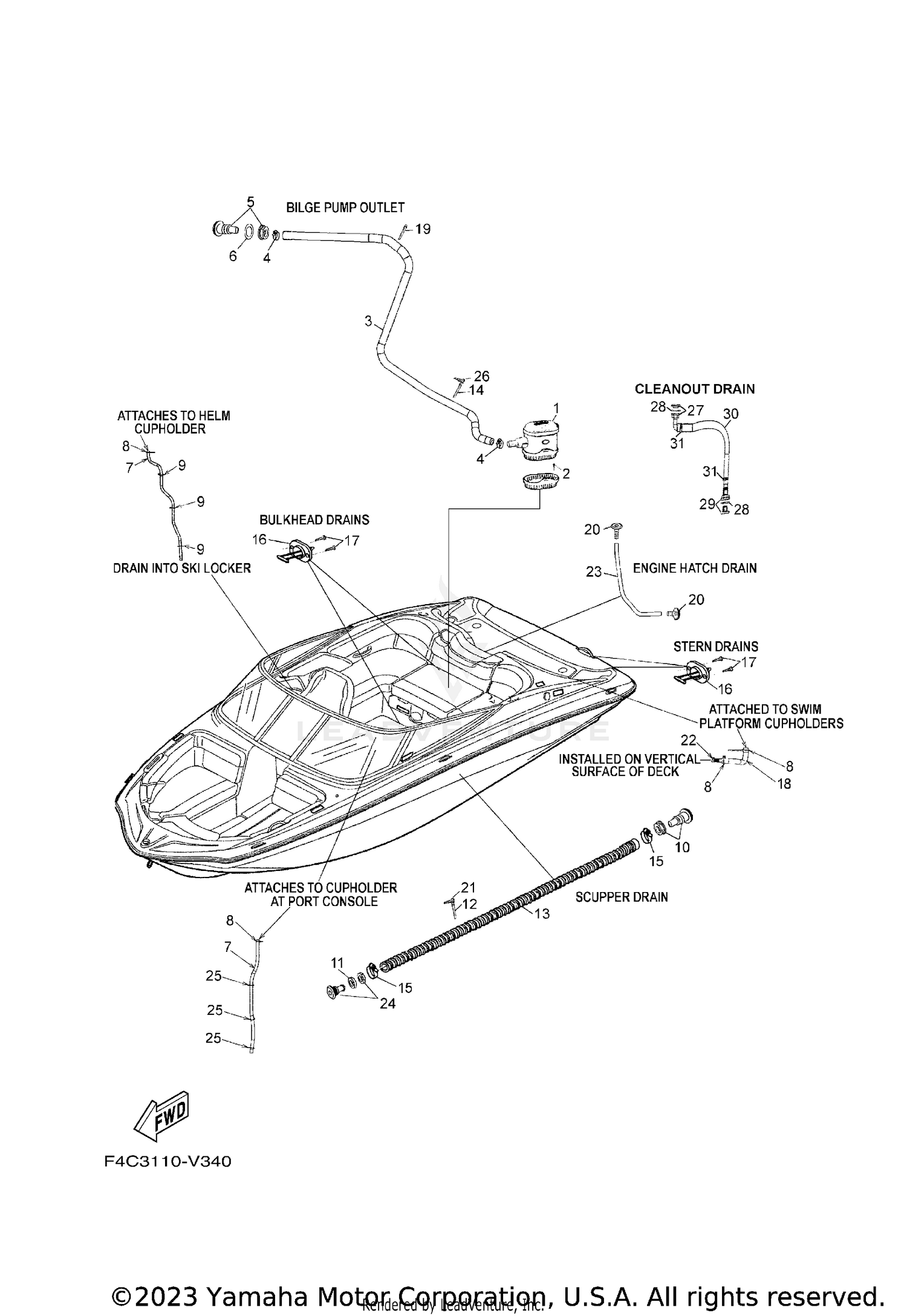 DECK DRAIN FITTINGS