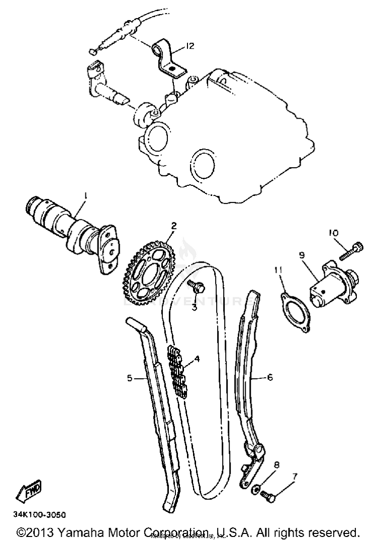 Camshaft-Chain Schematic
