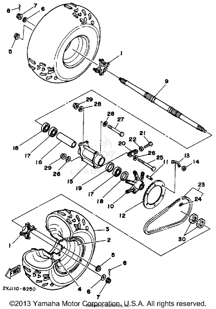 Rear Wheel Schematic