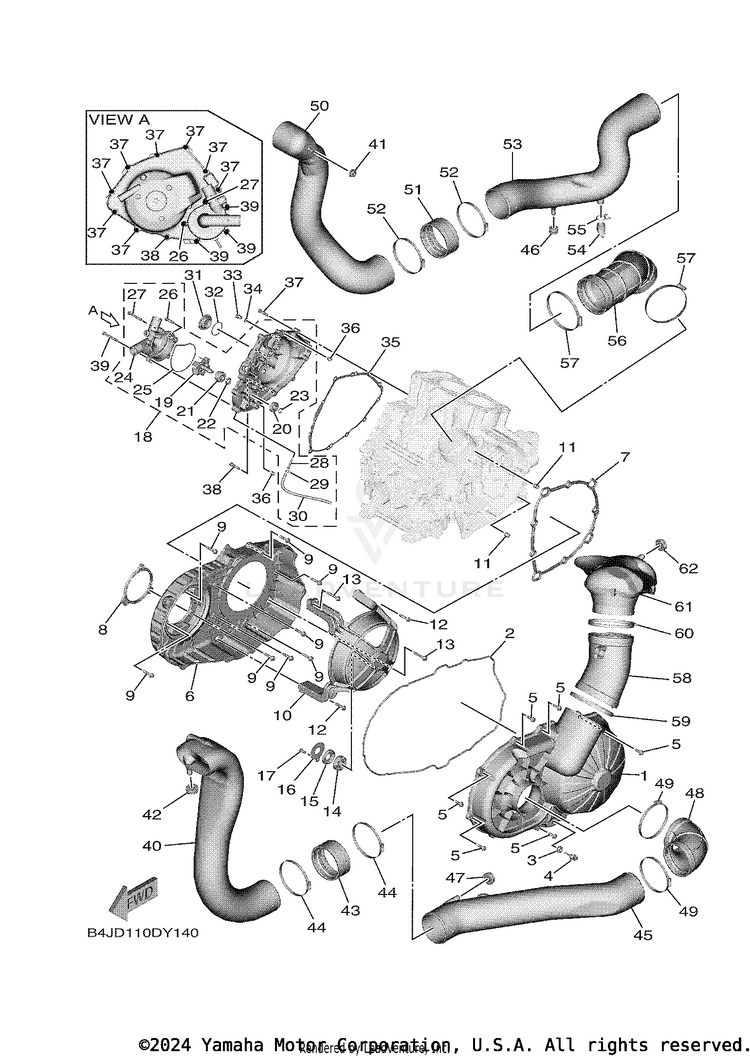 Crankcase Cover 1 Schematic