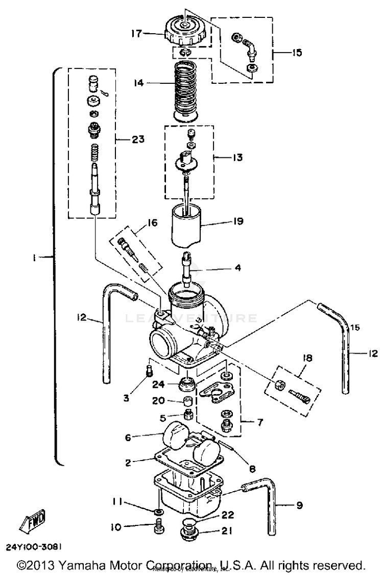 Carburetor Yz250k L Schematic