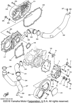 Crankcase Cover 1 Schematic