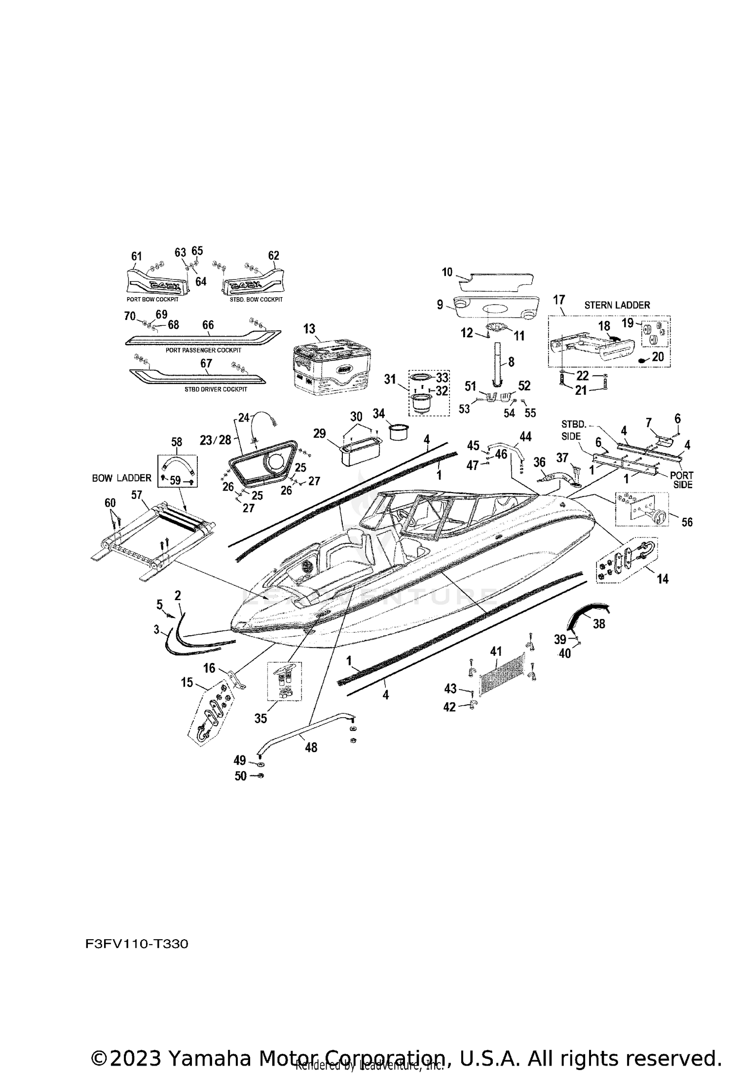 HULL DECK FITTINGS