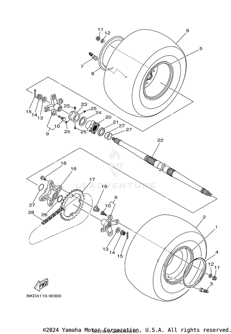 Rear Wheel Schematic
