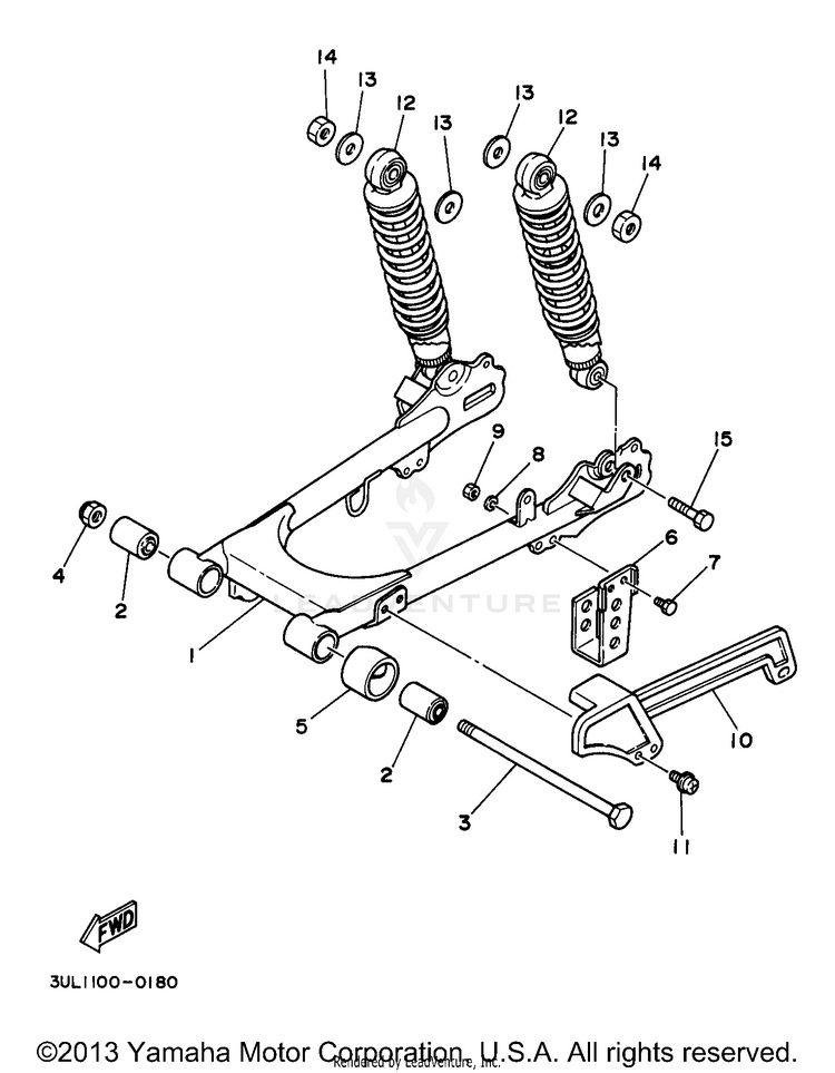 Rear Arm Suspension Schematic