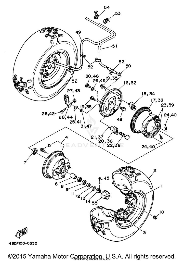 Front Wheel Schematic
