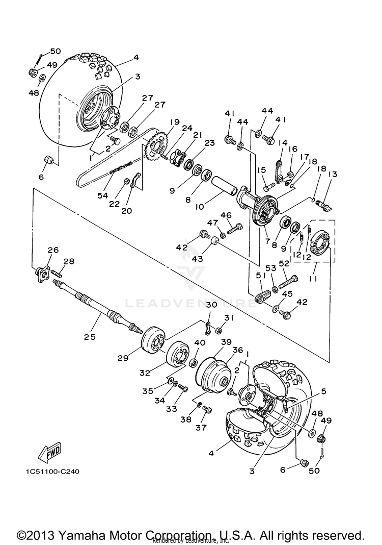 Rear Wheel Schematic