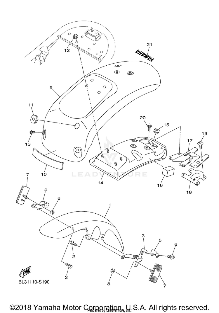 Fender SR950 - SCR95HCGY - 2017 Schematic