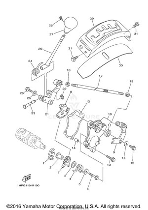 Shift Shaft Schematic