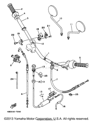 Steering Handle Cable Schematic