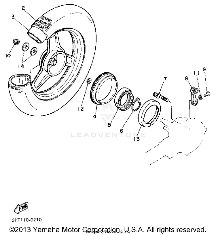 Rear Wheel Schematic
