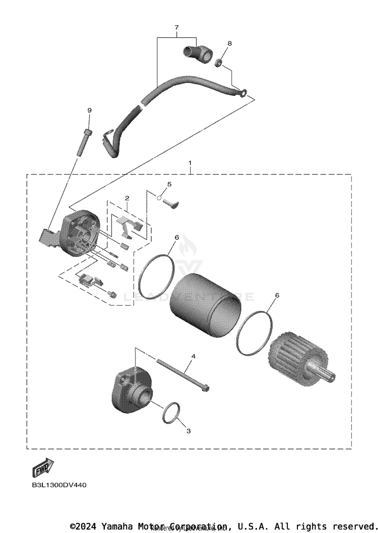 Starting Motor Schematic