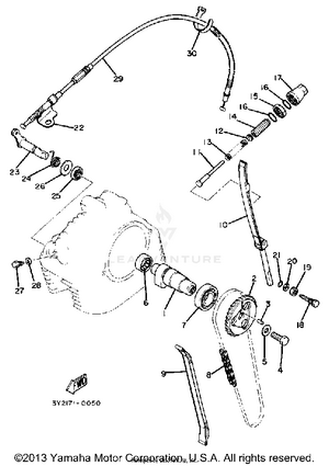 Camshaft - Chain Schematic