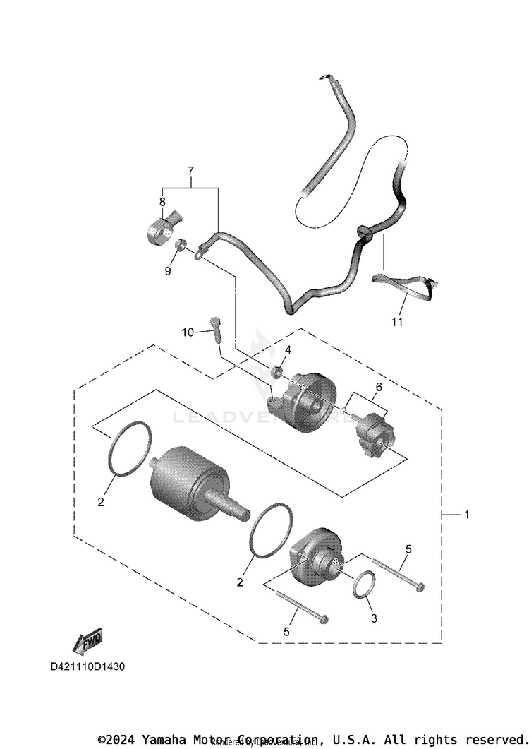 Starting Motor Schematic