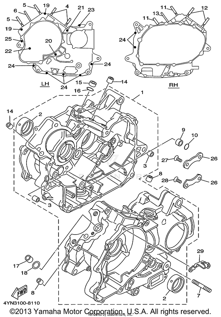Crankcase Schematic