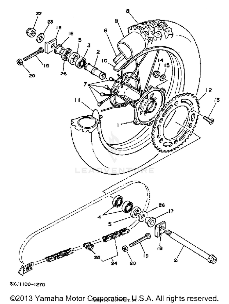 Rear Wheel Schematic