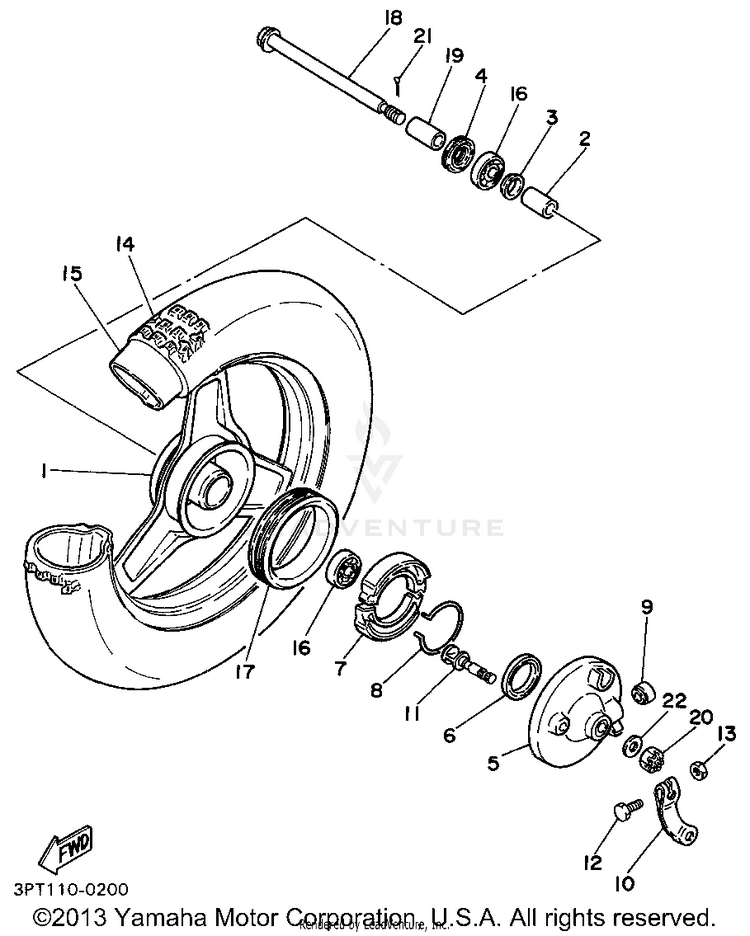 Front Wheel Schematic