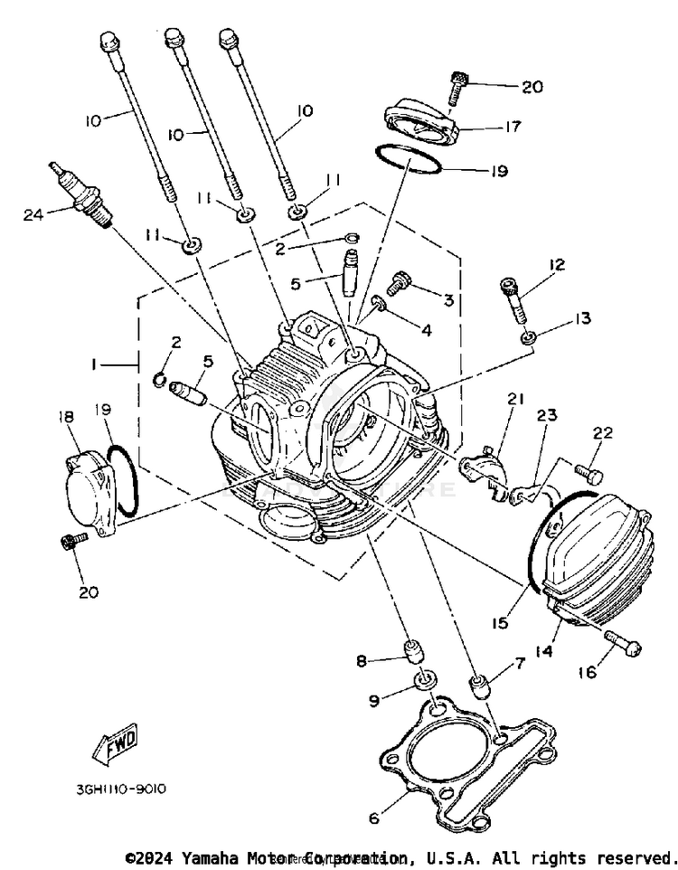 Cylinder Head Schematic