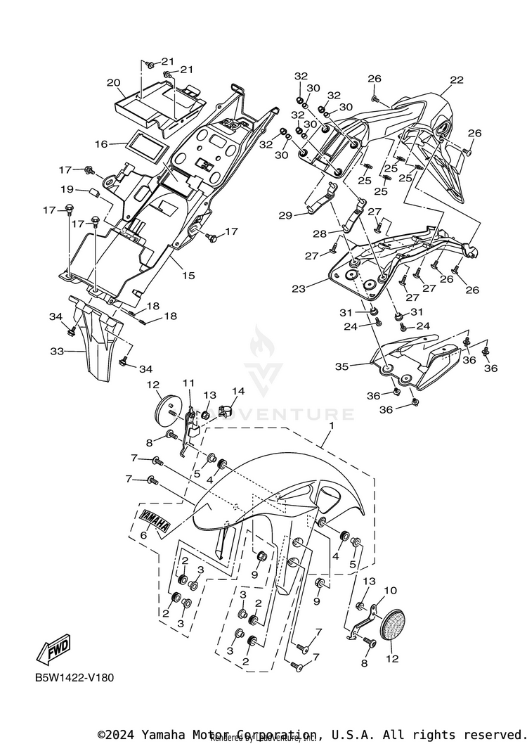 Fender MT-03 - MT03MB - 2021 Schematic