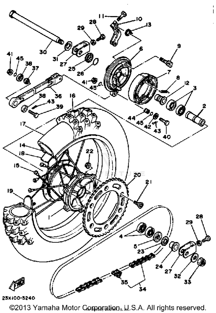 Rear Wheel Schematic