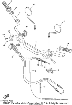 Steering Handle Cable Schematic