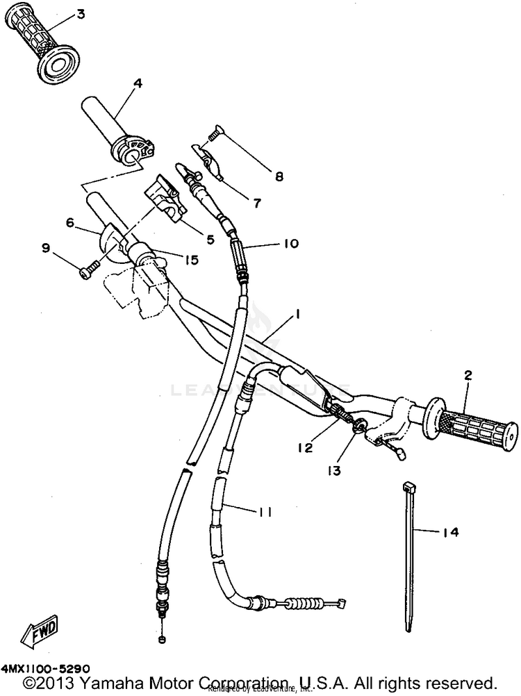 Steering Handle Cable Schematic