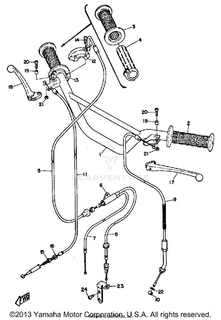 Handle & Wire JT1 - 1971 Schematic