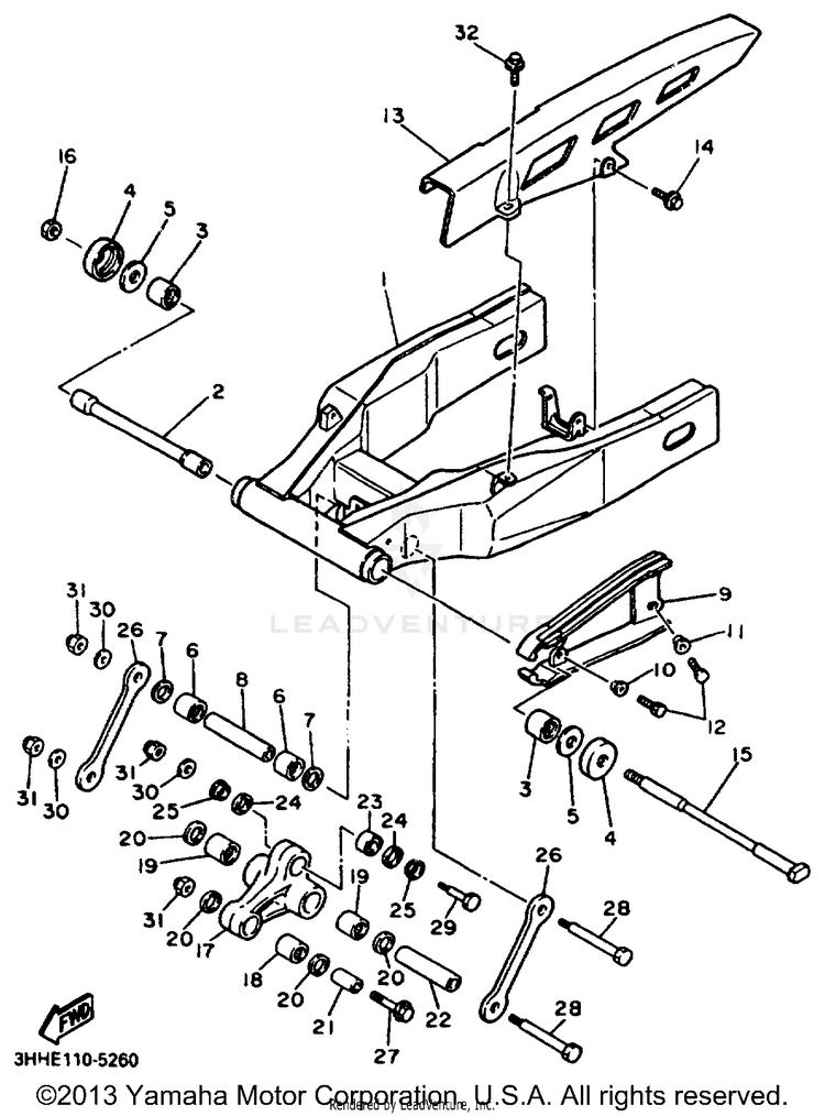 Rear Arm Schematic