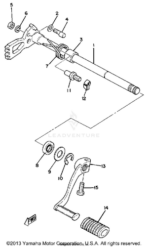 Shift Cam Fork Schematic