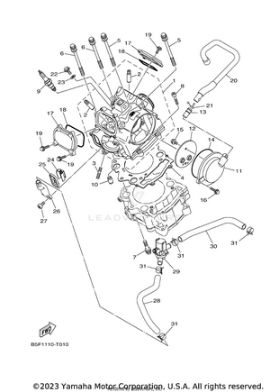 Cylinder Head Schematic