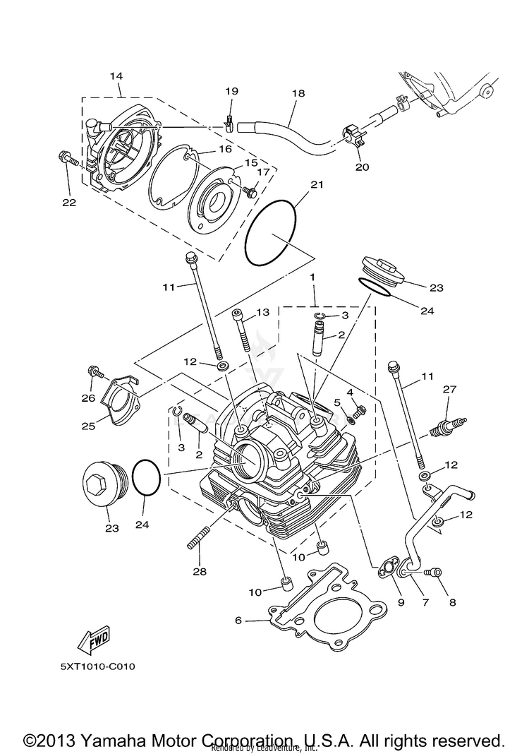 Cylinder Head Schematic