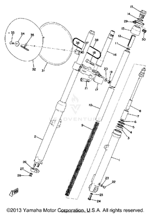 Front Fork Schematic
