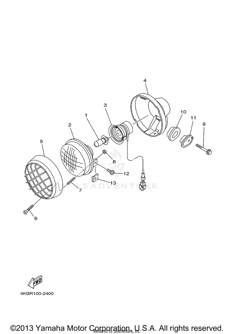 Headlight Schematic