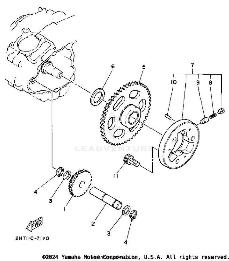 Starter Clutch Schematic
