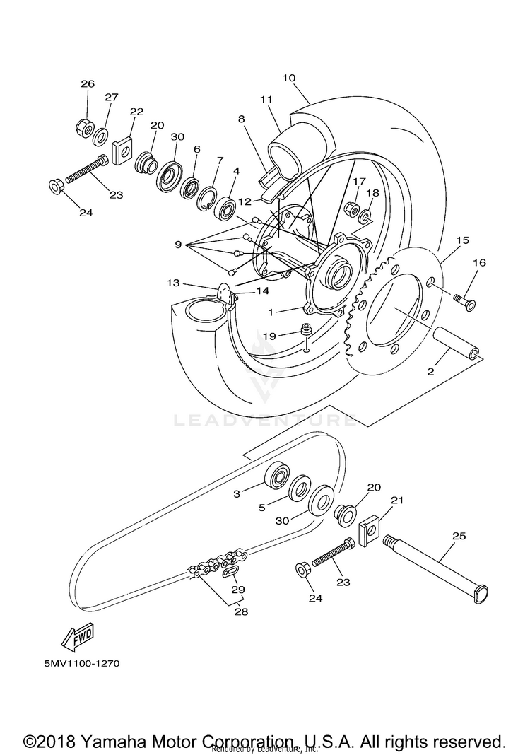 Rear Wheel Schematic