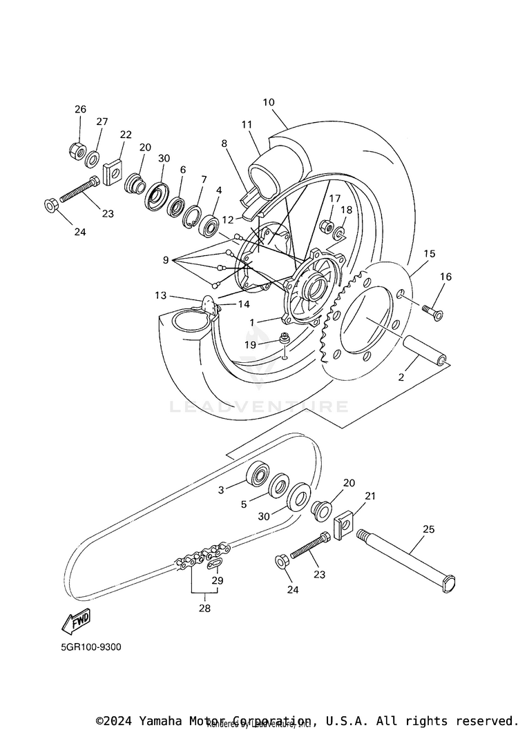 Rear Wheel Schematic