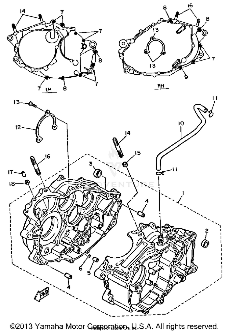 Crankcase Schematic